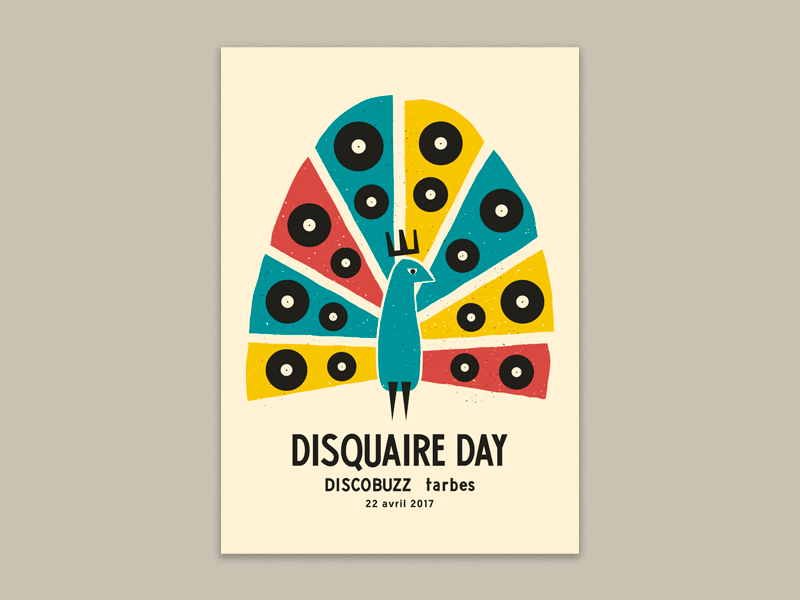 disquaire day 2017 illustration poster recordstoreday screenprint