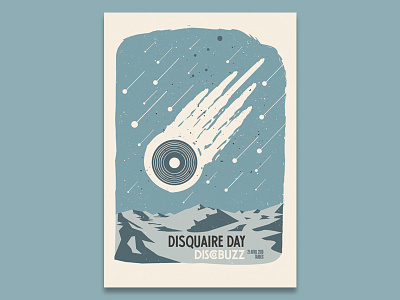 disquaire day 2018 • Lyrids disquaire day illustration poster print record store day screenprint tarbes