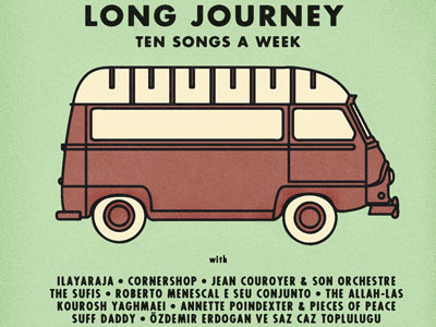 TSAW/2012.32 • Long Journey album cover estafette firemen hippies renault tsaw van