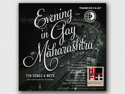 TSAW/2012.37 • Evening... album cover bombay mixtape movie title mumbai tsaw vintage