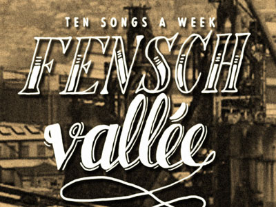 Fensch vallée album cover handlettering lettering script tsaw typography