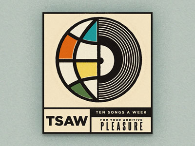 TSAW logo re-design logo music stickers tsaw