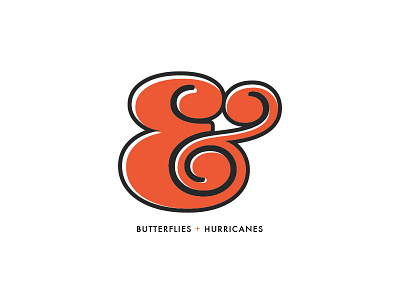 Day 09 - Post Modern / Entertainment butterflies and hurricanes logo logo a day muse retro