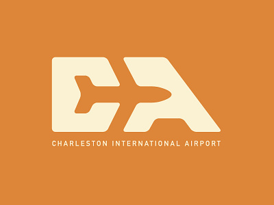Day 10 - Contemporary / Transportation airplane airport charleston logo logo a day negative space transportation