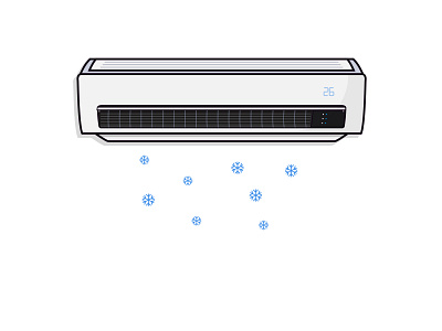 Air Conditioner Illustration.