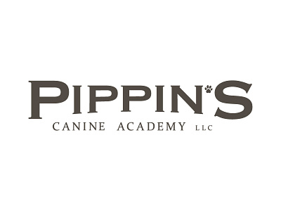 Pippin's Canine Academy logo wip