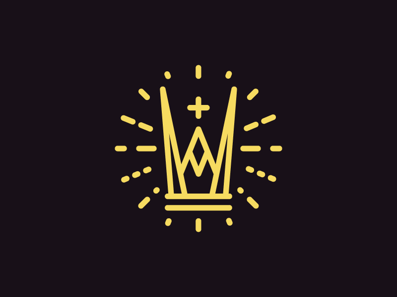 Mountain Crown WIP brand branding concept logo logomark mountain crown wip