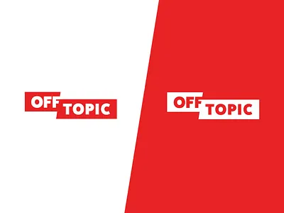 Off Topic WIP branding logo logo design off topic wip