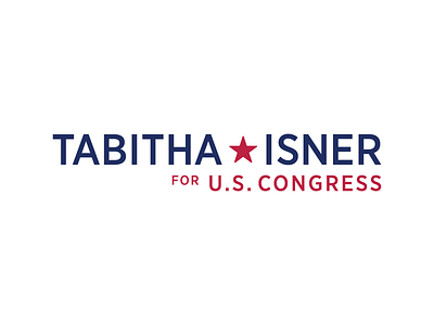 Tabitha Isner for Congress congressional campaign logo logo design us congress