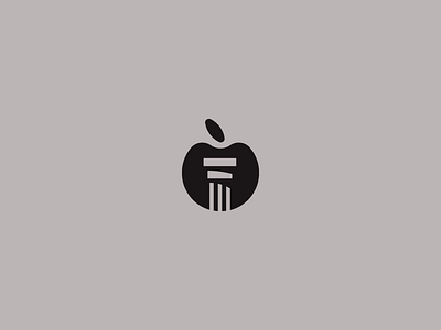 Law & Apple apple attorney column firm identity justice law lawyer logo rebrand seed wip