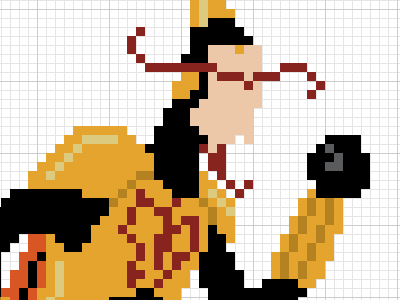 The Color, It Defines Me color pixel art the monarch the venture brothers work in progress