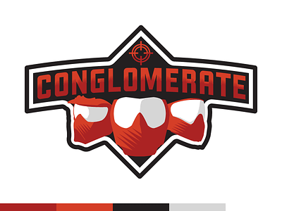 Conglomerate Paintball conglomerate helmets identity jersey logo masks paintball target team