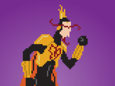 T! For THE Monarch! cartoon funny illustration monarch pixel art the venture brothers