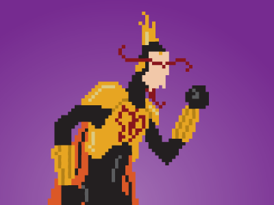 T! For THE Monarch! cartoon pixel art monarch the venture brothers illustration funny