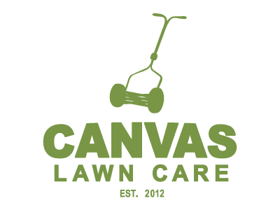 CLC Identity B canvas lawn care identity logo