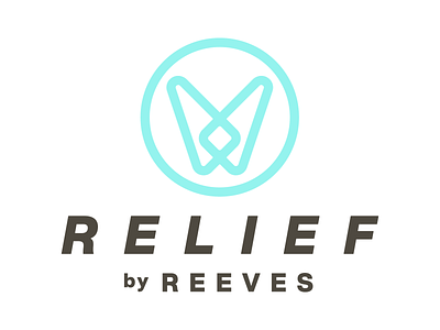 Relief by Reeves identity logo massage therapy muscle pain myofascial pain physical therapy
