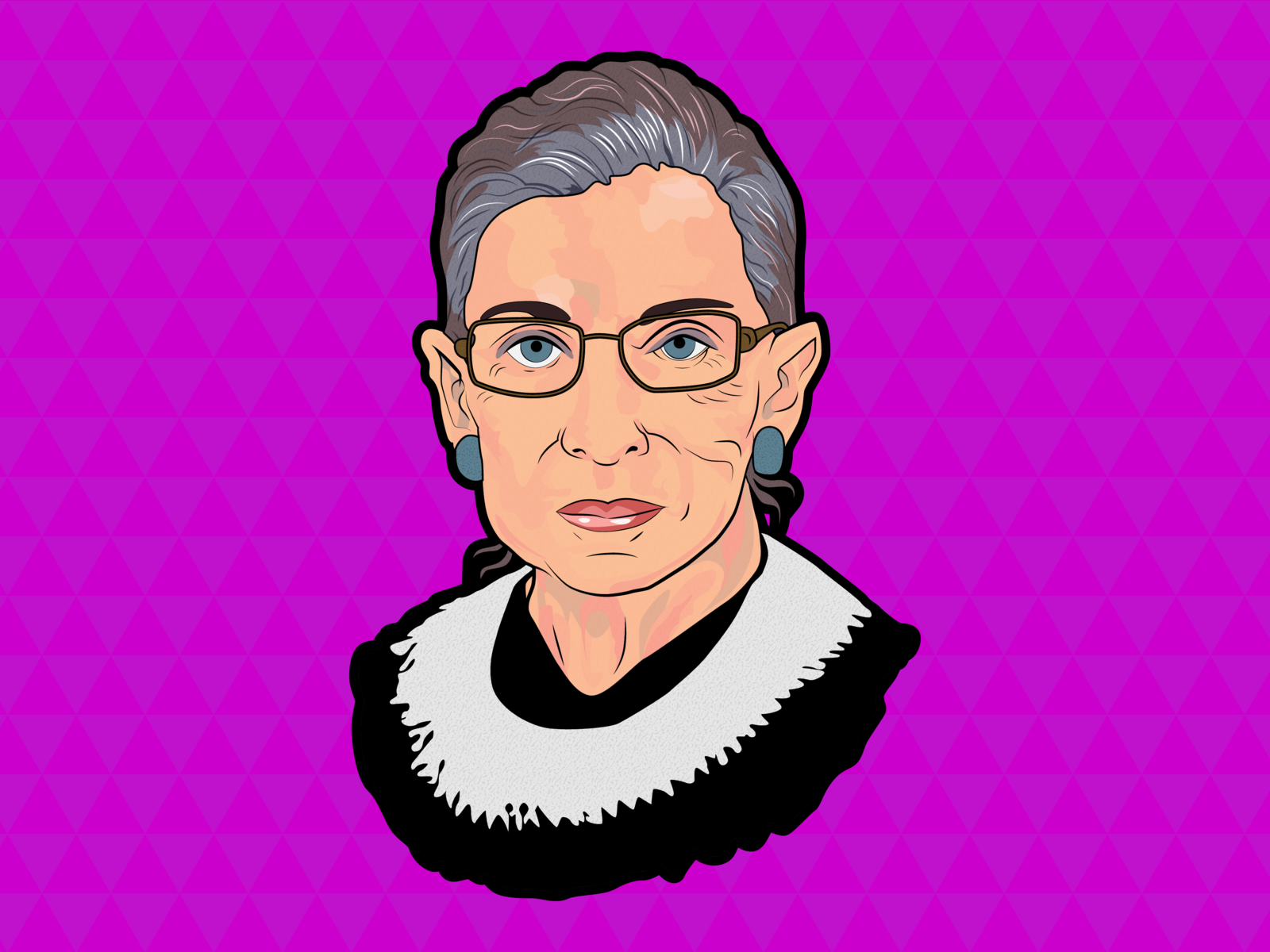 Ruth Bader Ginsburg by Anthony Savage on Dribbble