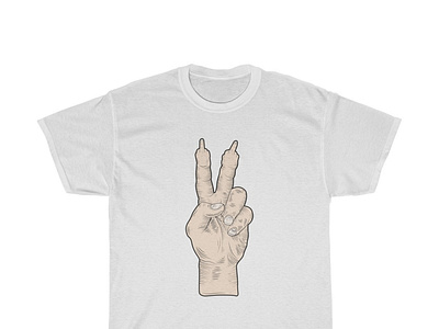 Peace Sign Finger T-Shirt