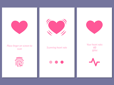 DailyUI Challenge- #018 018 analysis analytics beginner dailyuichallenge figma heart rate mobile mobile app pulse ui design vector