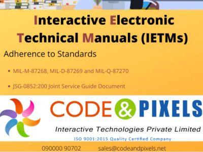 Interactive Electronic Technical Manual Services Levels in Hyd branding design education education technology illustration logo software technology ui vector