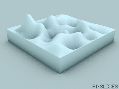 Wave Box abstract cube gif loop seamless waves