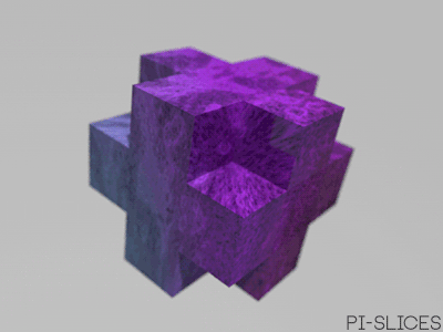 Focus 3d animation cinema 4d depth of field focus gif gradient pi slices reflection