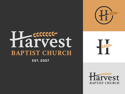 Harvest Logo 3.0 harvest logo logomark logotype redesign wheat