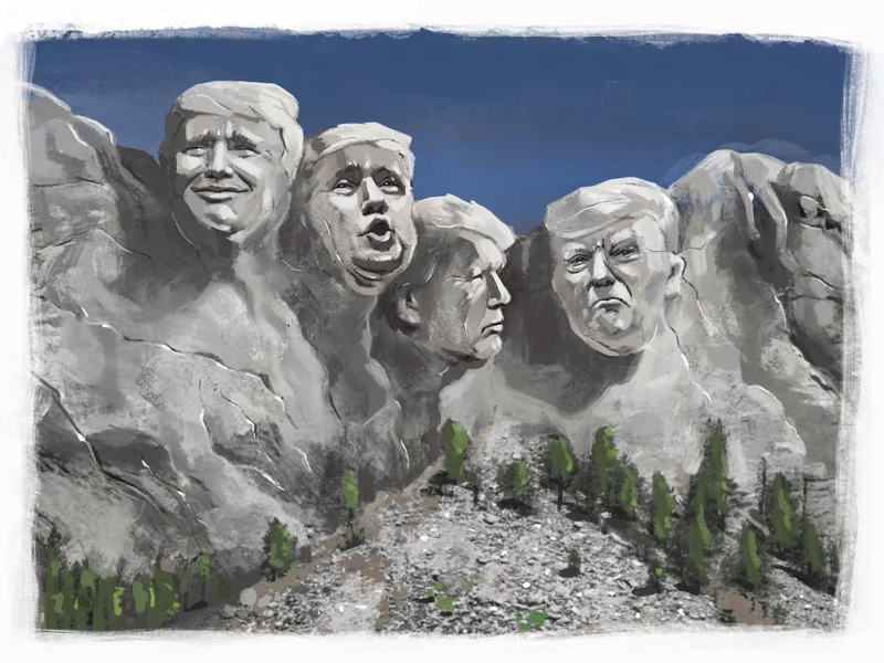 Mount Trumpmore By Stephen Maceachern On Dribbble