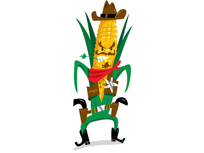 Cob-boy cob cowboy illustration western