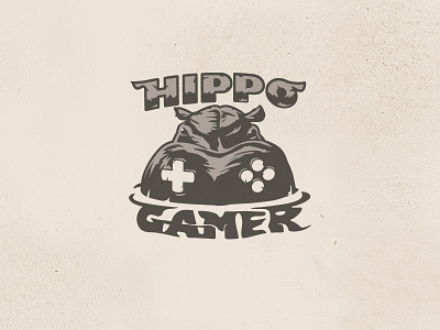 Hippo Gamer Esports game controller gaming hippo logo