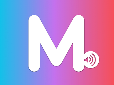 Music app blue design flat icon ios iphone music musicapp purple red simple ui