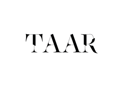 Taar design illustration logo design typography