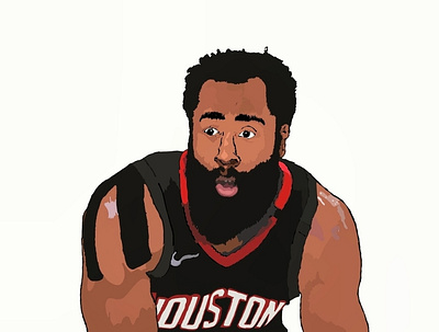 James Harden cartoon cartoon character design