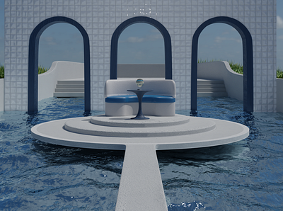 Focus - 3d render 3d album design architecture architecturedesign archviz blender dreamscape interiordesign render surrealism