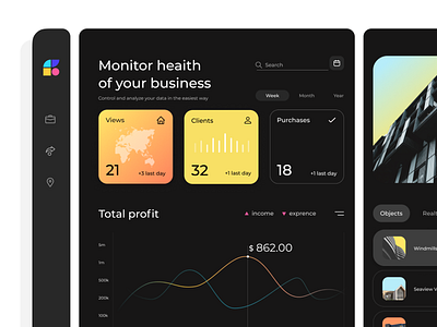 Property Factory - Web App Dashboard Concept app app design design factory figma managment property prototyping ui uxui web app website