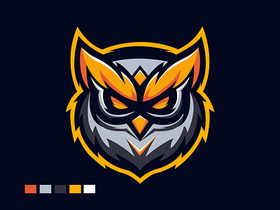 Owl mascot logo design gaminglogo logo logodesign mascot logo professional logo vector