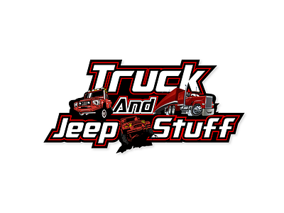 Truck and Jeep stuff logo design