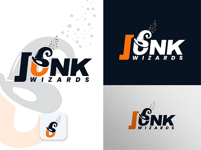 Junk wizards branding design graphic design logo typography vector