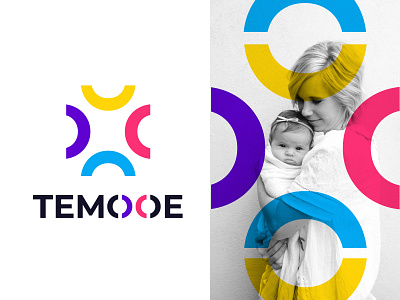 abstract logo l modern logo l colorfull mark abstract abstract design baby best logo best logo designer in dribbble colorful doctor hospitals mark marketplace minimal modern modern logo designer mother typography vector