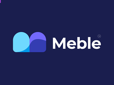 meable l m logo l softwere logo l modern logo l m mark