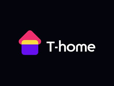 t home logo l modern home l real estate logo