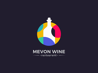 wine logo l restaurant logo l wine shop logo concept