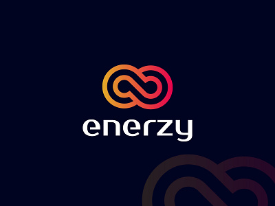 enerzy best logo designer in dribbble brand design brand identity branding clean design cleanlogos energy geometric design infiniteloop infinity logo logos modern logo modernism power solar tech logo techno unique