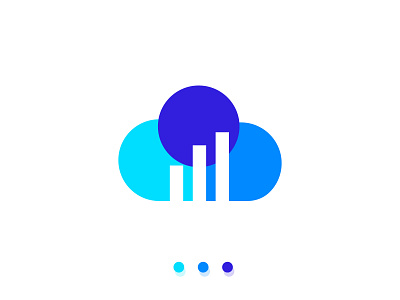 cloud meaketing logo mark l monogram