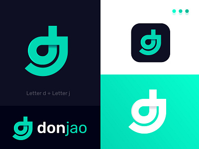 portfolio logo for letter dc