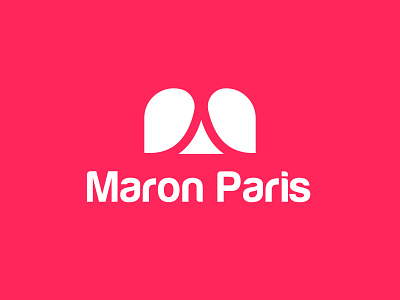creative logo design for maron paris