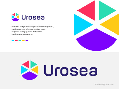 consulting firm colorful abstract logo