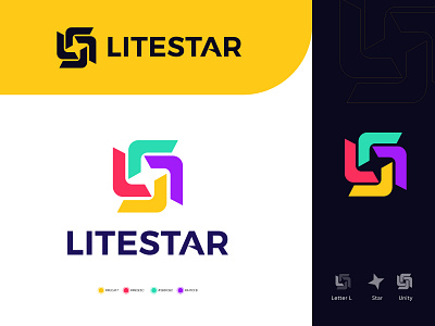 modern colorful logo l consulting best logo best logo designer in dribbble branding business logo design creative logo floral illustration logo logo agency mark minimal modern logo modern logo designer negative logo print simple logo star logo startup logo team work unity logo