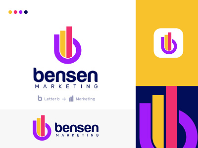 marketing logo l b letter logo