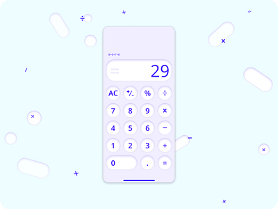 Daily UI Day 004 calculator design minimal mobile ui ui design ux